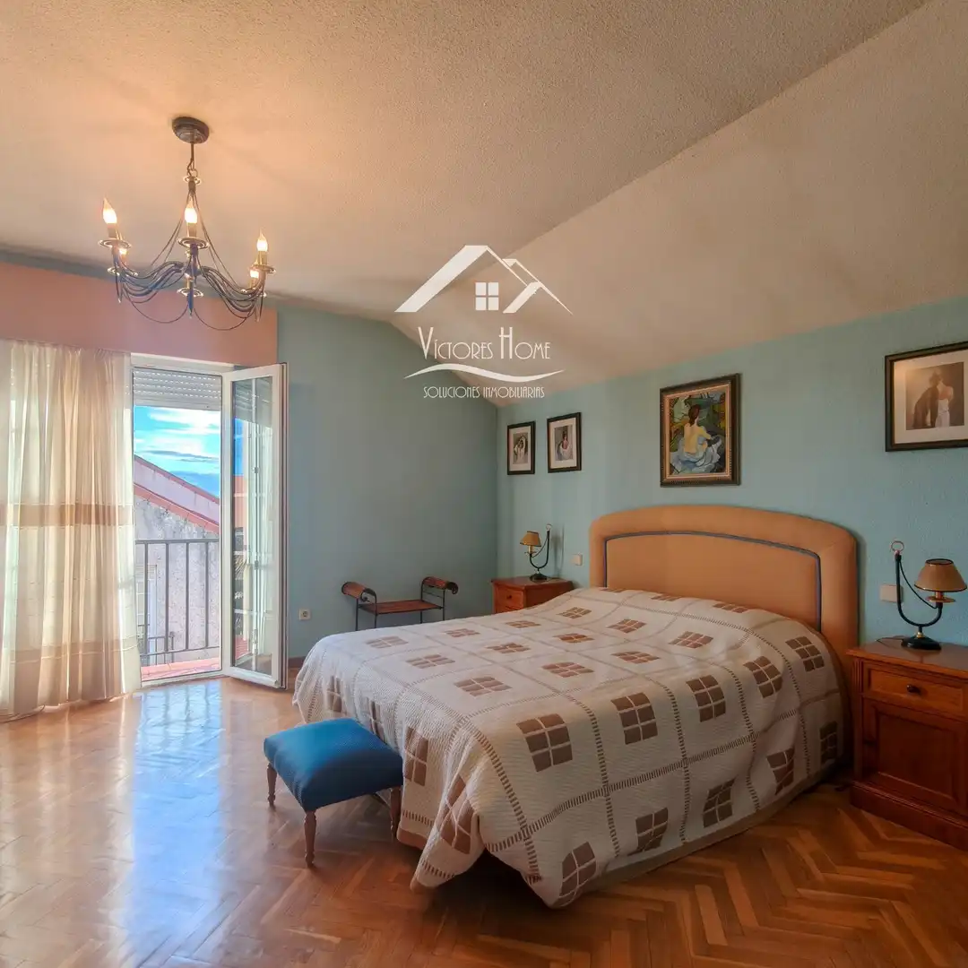 Schlafzimmer von Einfamilien-Reihenhaus zum Verkauf in San Agustín del Guadalix mit Klimaanlage, Heizung und Parkett