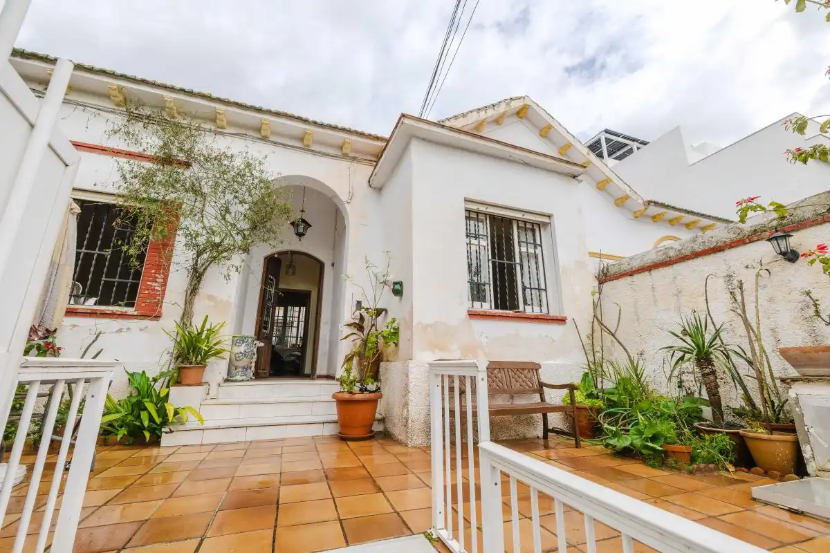 Exterior view of Detached homes for sale in Málaga  with Heating and Private garden