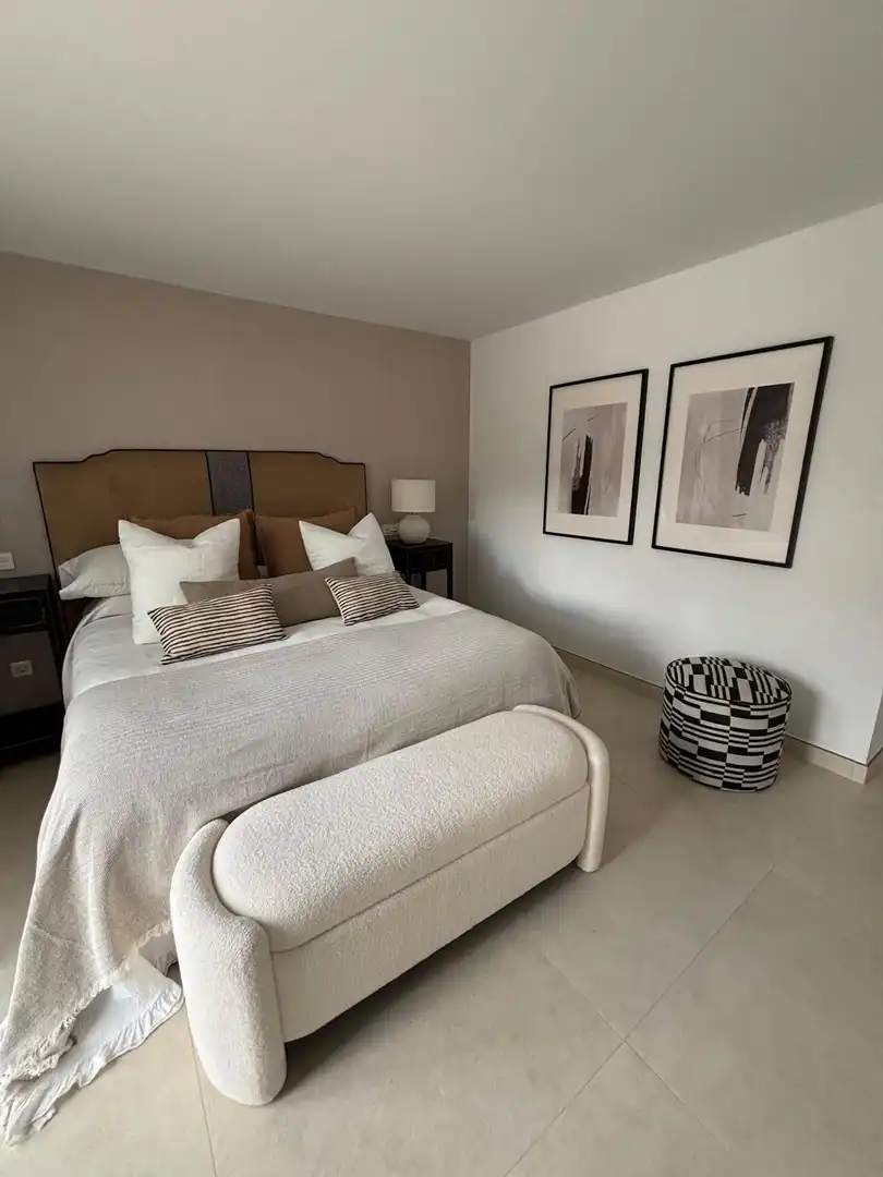 Dormitori de Casa o xalet en venda en Benalmádena amb Aire condicionat, Jardí privat i Terrassa
