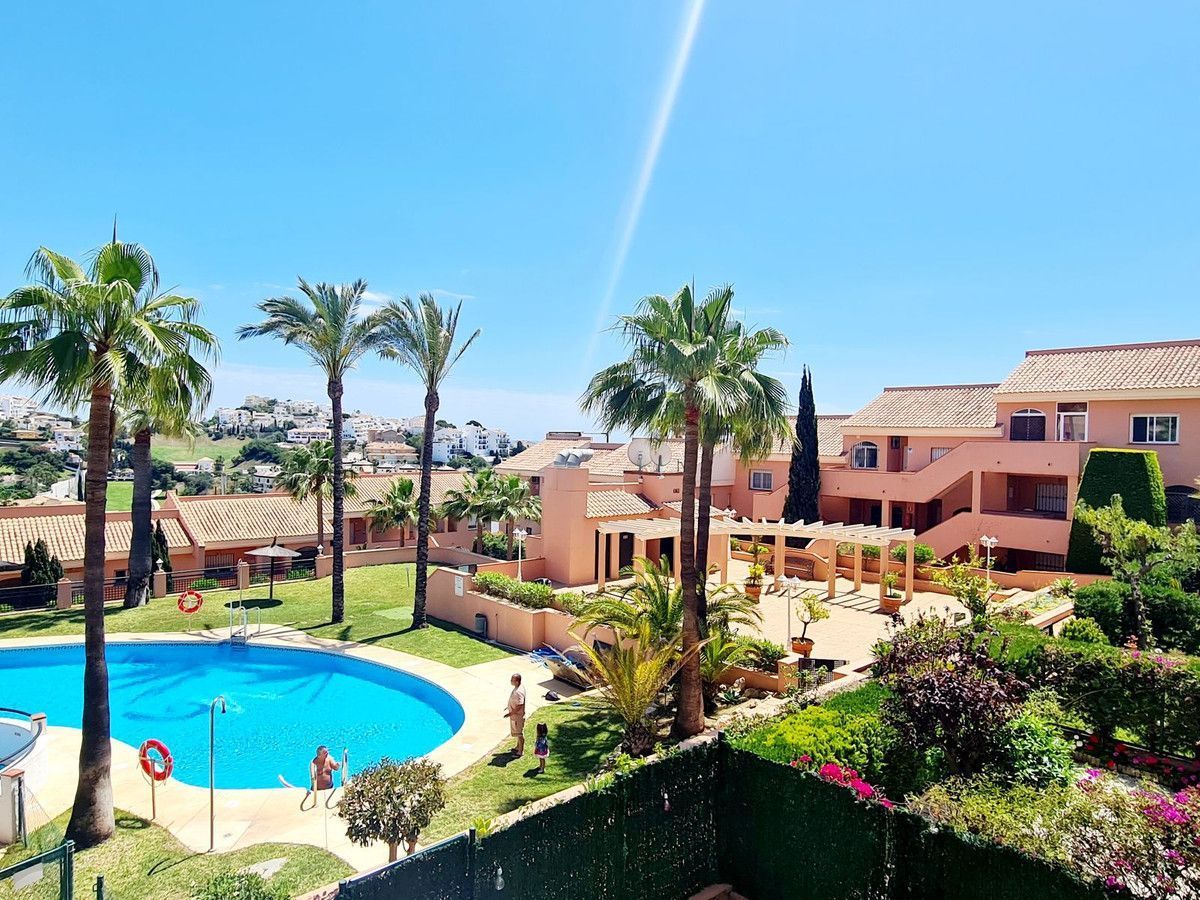 Jardí de Apartament de lloguer en Mijas amb Aire condicionat, Calefacció i Terrassa