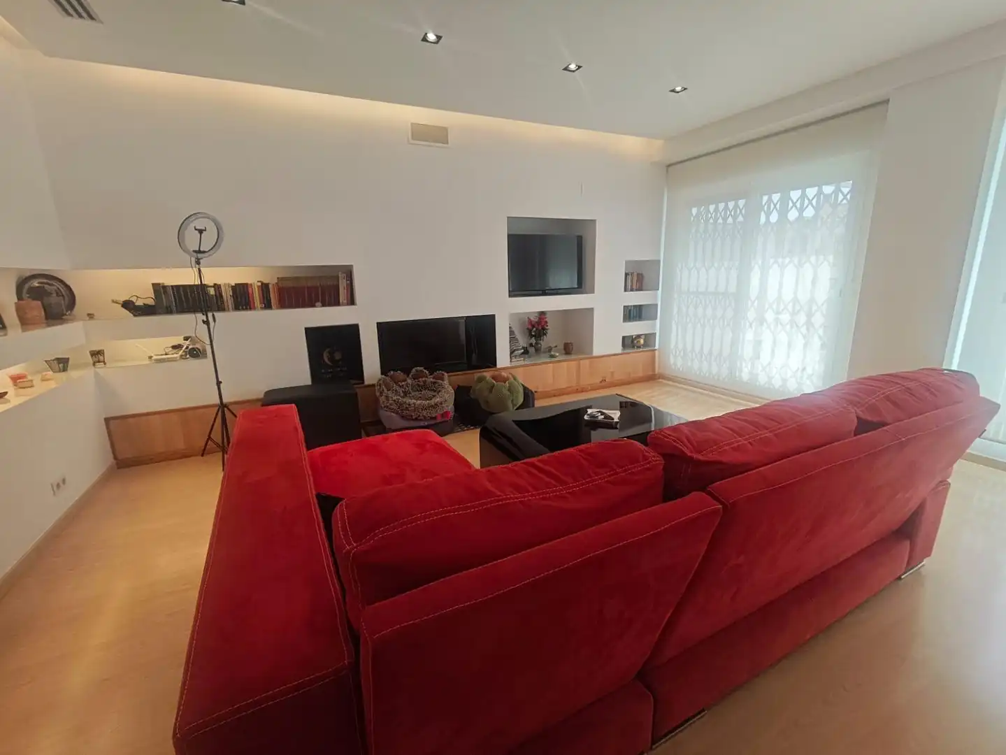 Sala d'estar de Àtic en venda en Petrer amb Aire condicionat, Terrassa i Balcó