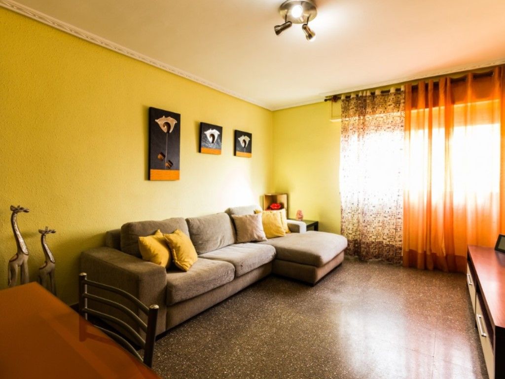 Living room of Flat for sale in  Valencia Capital