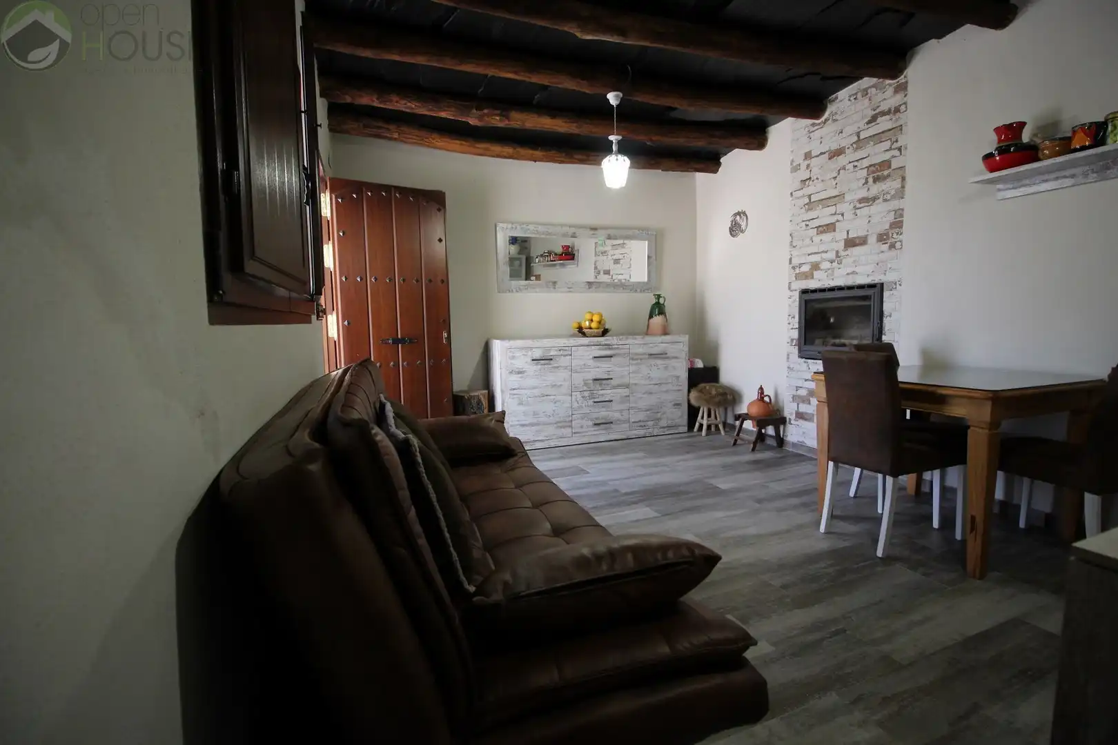 Sala d'estar de Finca rústica en venda en La Taha amb Terrassa i Moblat