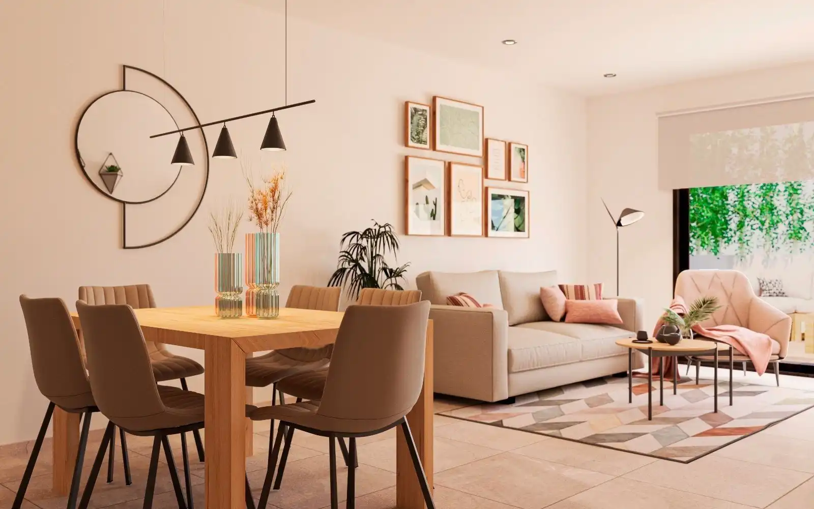 Wohnzimmer von Wohnung zum Verkauf in Pulpí mit Klimaanlage, Terrasse und Abstellraum