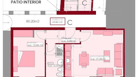 Foto 3 de Apartament en venda a Allende el Río, Palencia