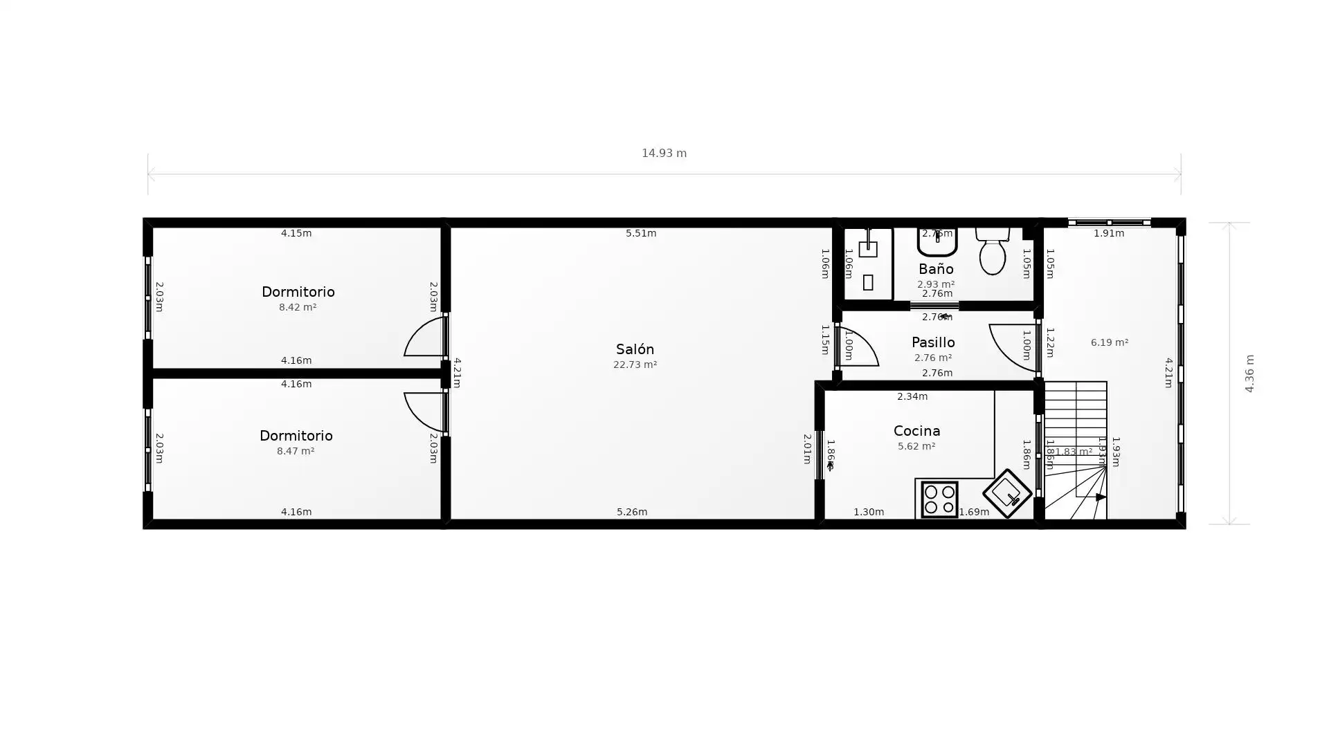 Attic for sale in Badalona  with Air Conditioner, Heating and Furnished
