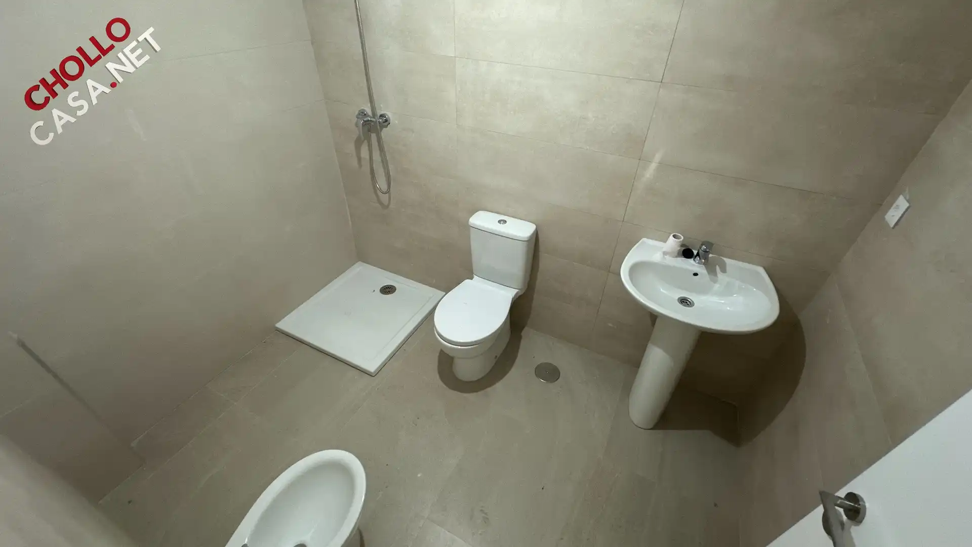 Badezimmer von Wohnung zum Verkauf in Málaga mit Klimaanlage, Heizung und Parkett