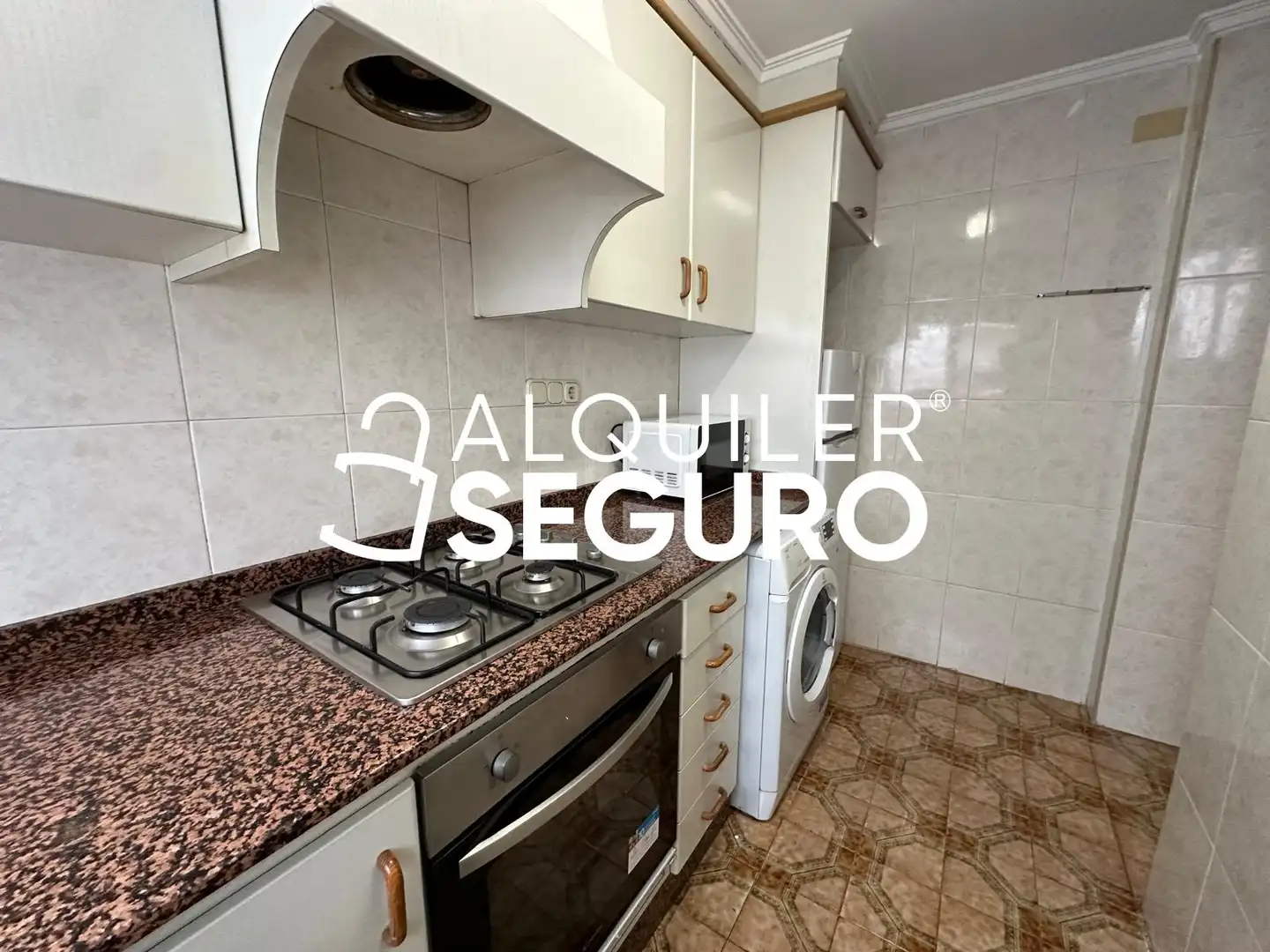 Kitchen of Flat for rent in Mislata  with Air Conditioner, Terrace and Furnished