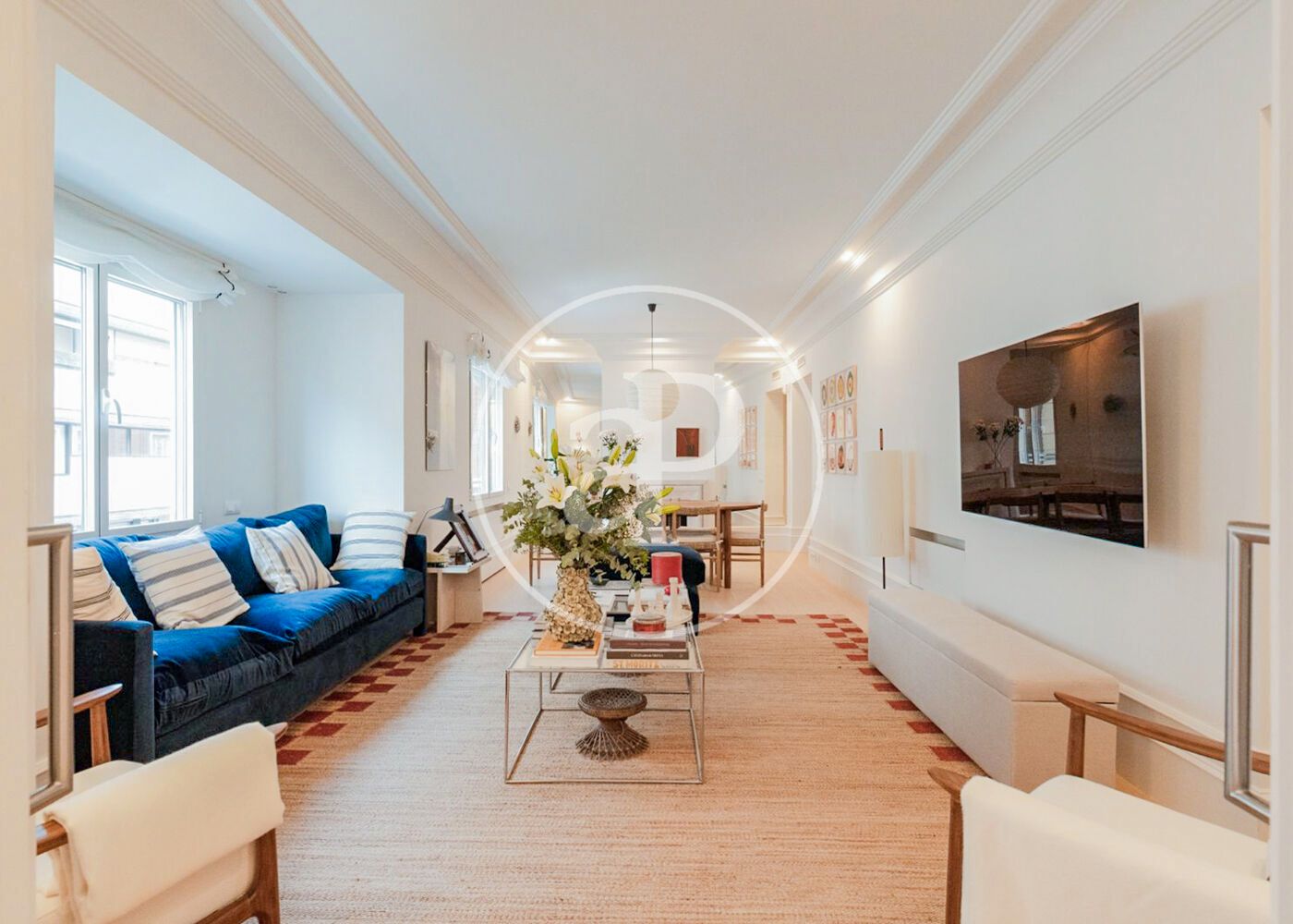 Living room of Flat for sale in  Madrid Capital  with Air Conditioner and Heating