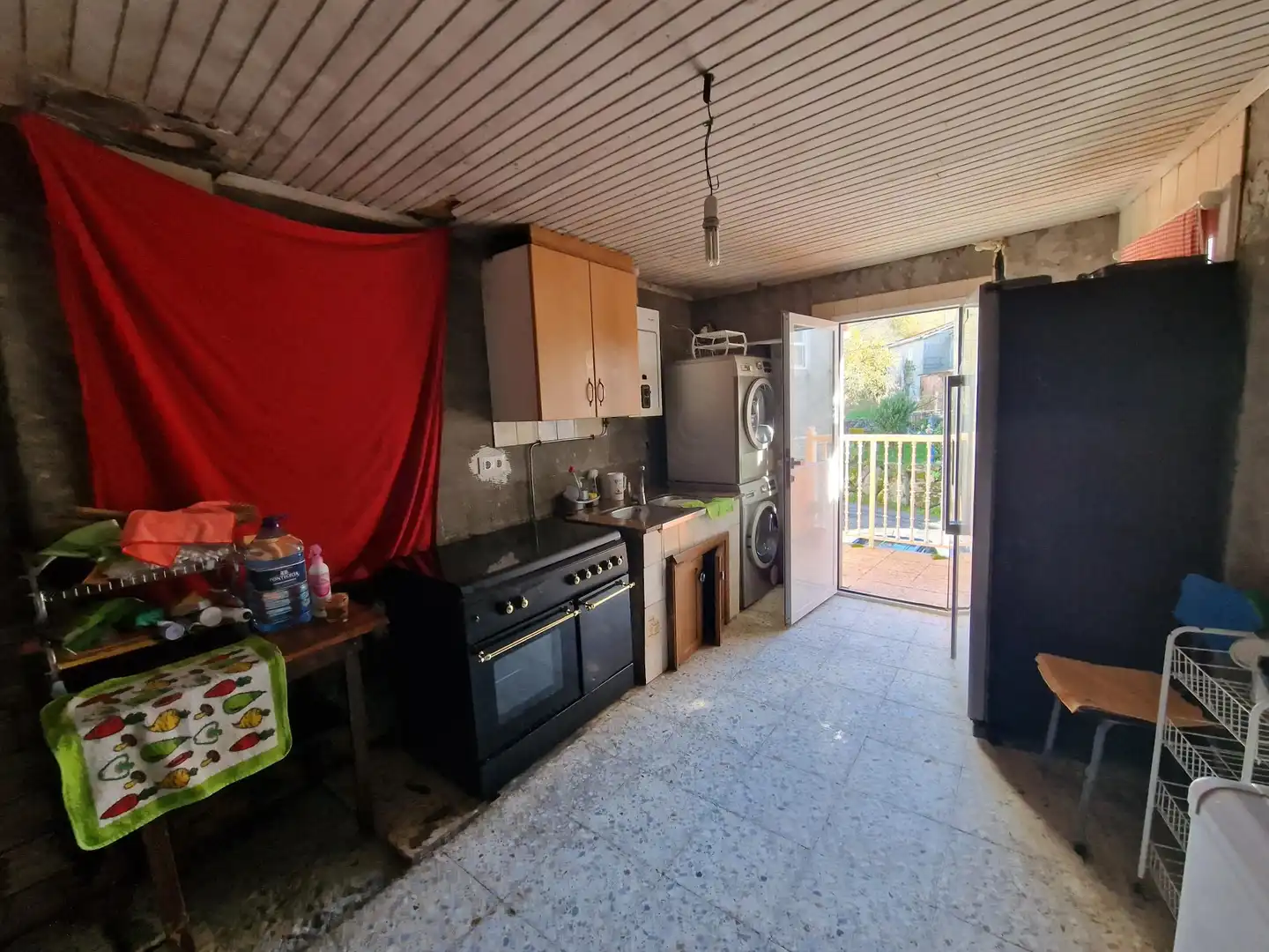 Cocina de Casa adosada en venta en Paderne de Allariz con Amueblado, Horno y Lavadora