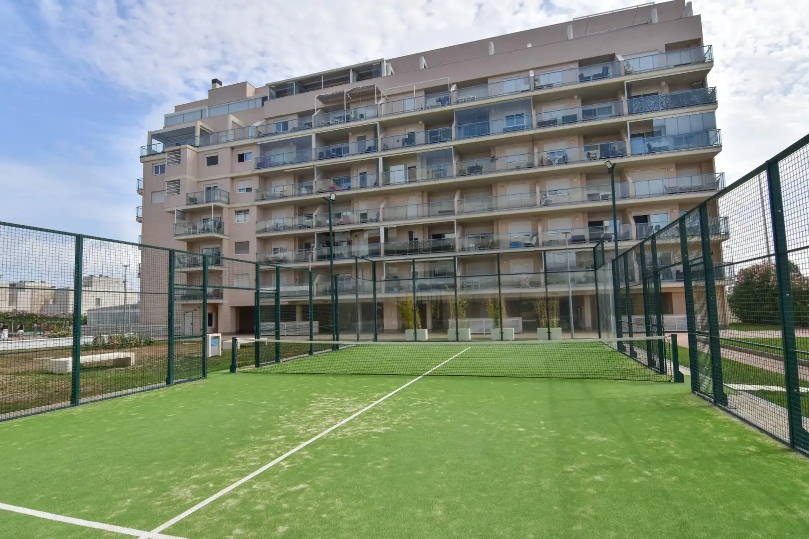 Terrasse von Wohnungen zur Miete in El Puig de Santa Maria mit Klimaanlage, Heizung und Privatgarten