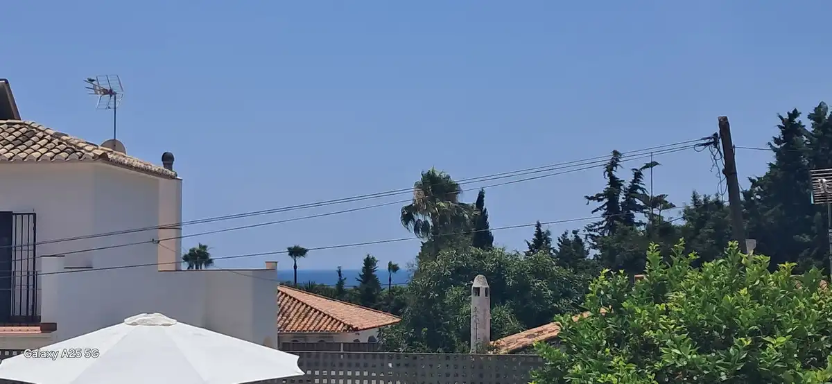 Vista exterior de Casa o chalet en venta en Marbella con Terraza y Piscina