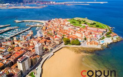 Vista exterior de Pis en venda en Gijón  amb Terrassa