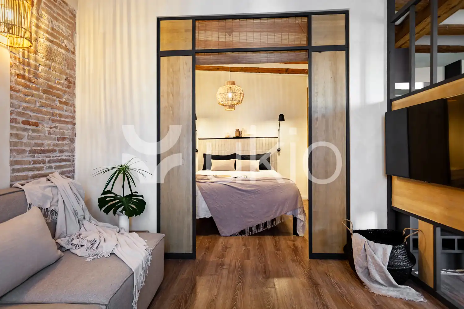 Bedroom of Study for rent in Barcelona  with Air Conditioner, Heating and Terrace