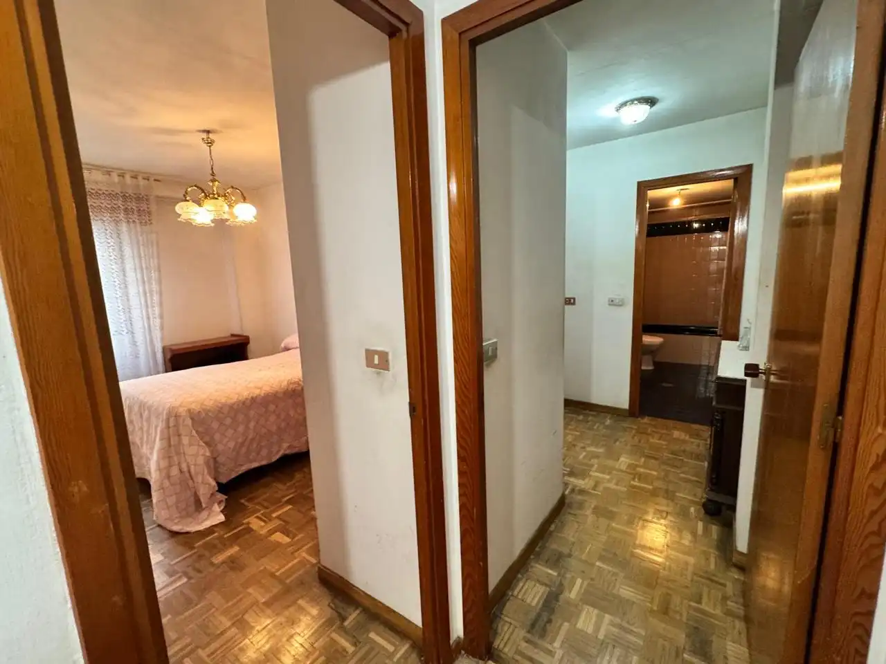 Schlafzimmer von Wohnung zum Verkauf in A Coruña Capital  mit Heizung, Parkett und Terrasse