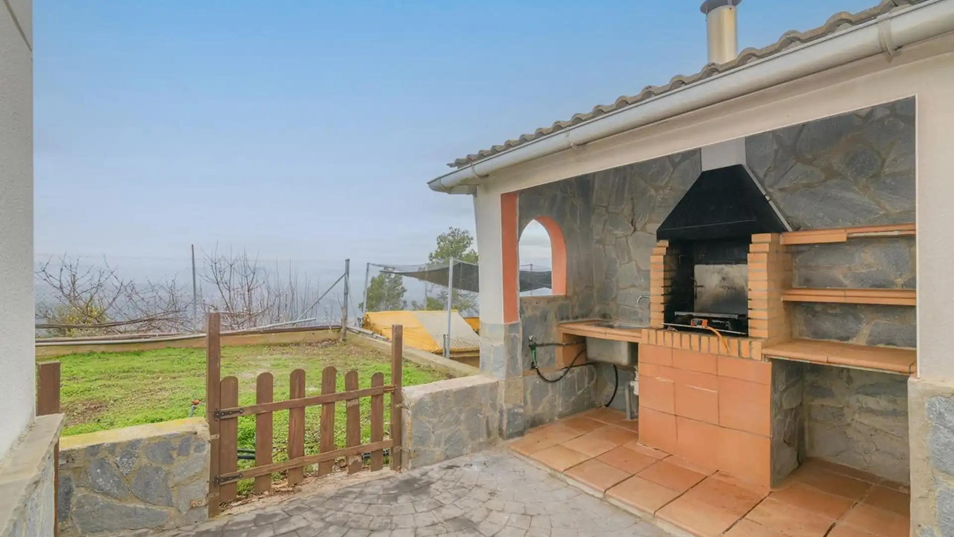 Terrassa de Casa o xalet en venda en El Pont de Vilomara i Rocafort amb Jardí privat, Terrassa i Piscina