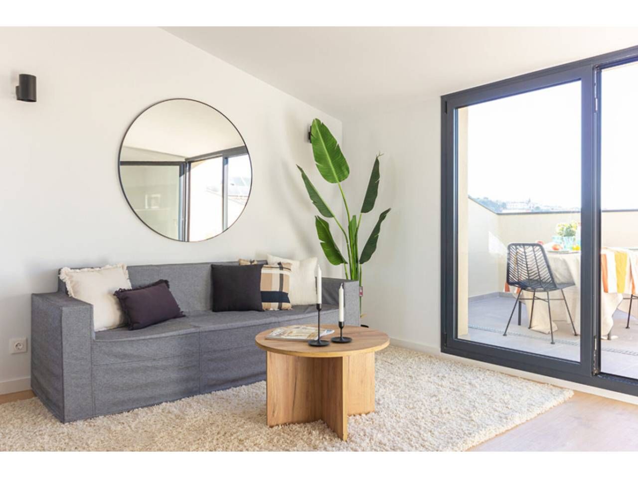 Sala d'estar de Dúplex en venda en Terrassa amb Aire condicionat, Parquet i Terrassa
