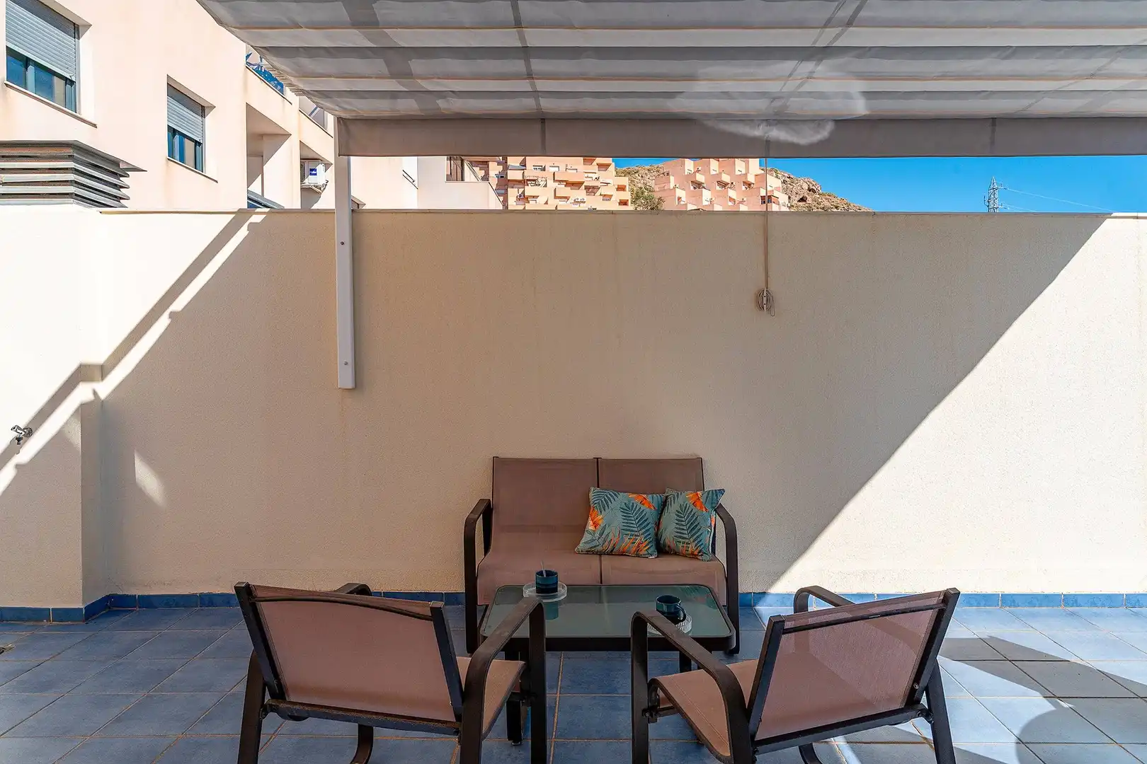 Terrace of Flat for sale in Vícar  with Air Conditioner, Heating and Private garden