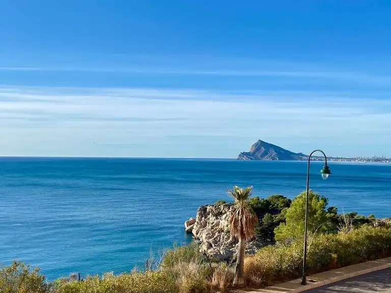 Außenansicht von Wohnungen zum Verkauf in Altea mit Klimaanlage, Terrasse und Abstellraum