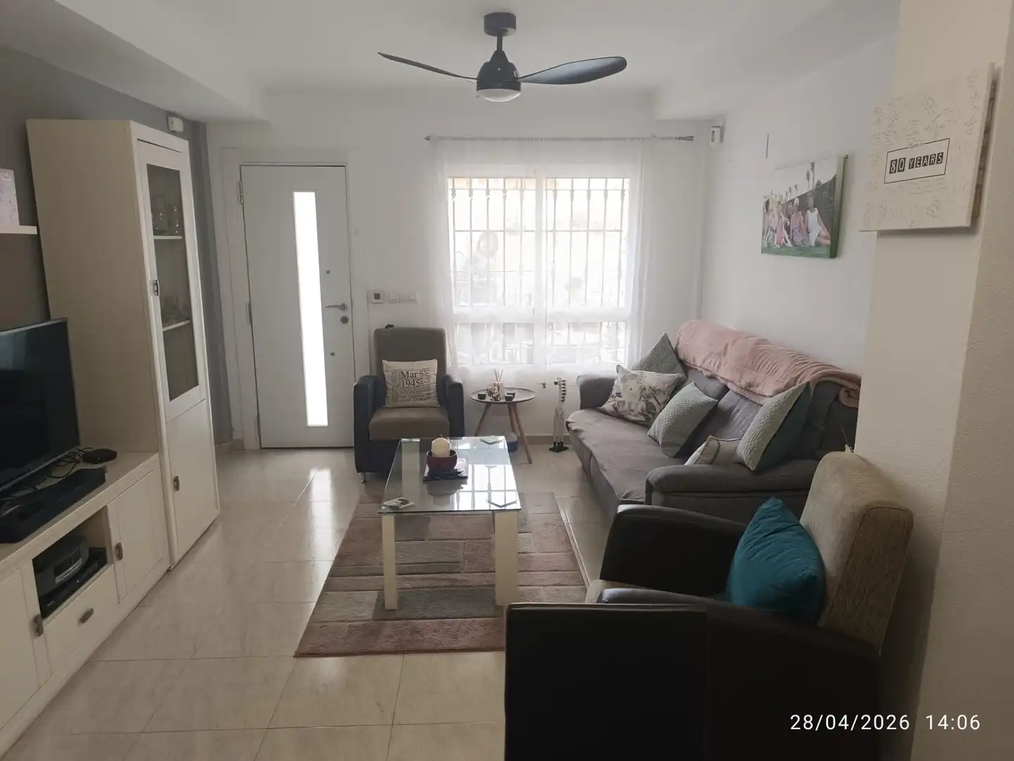 Sala de estar de Casa adosada en venta en Cartagena