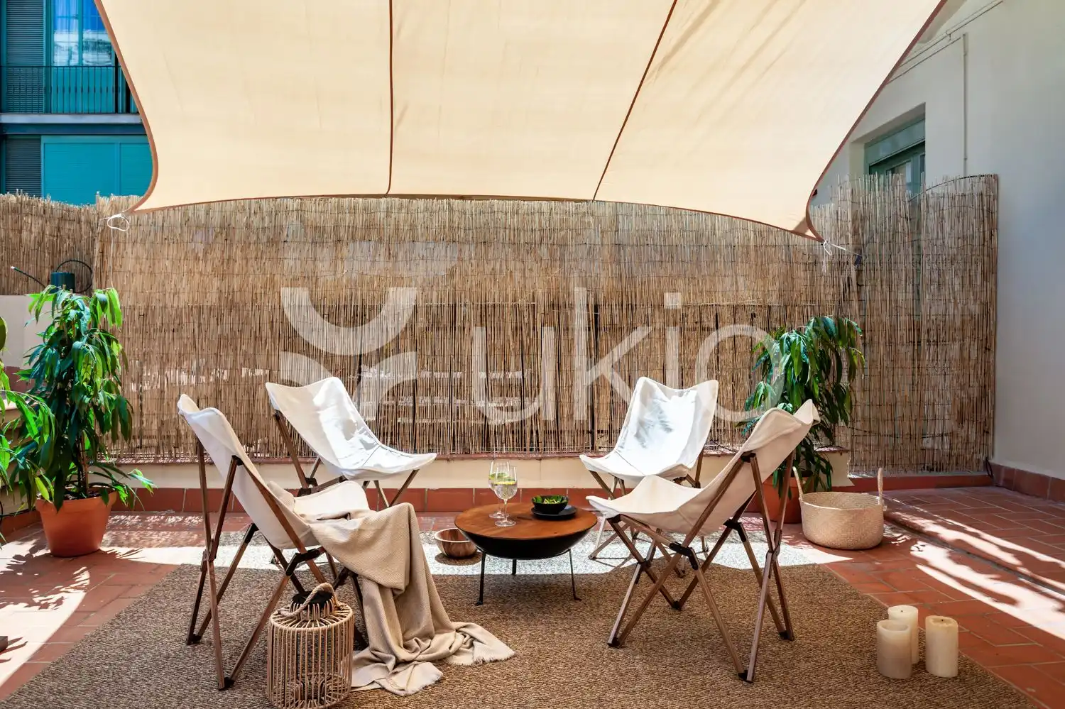 Terrace of Flat for rent in Barcelona  with Air Conditioner, Heating and Terrace