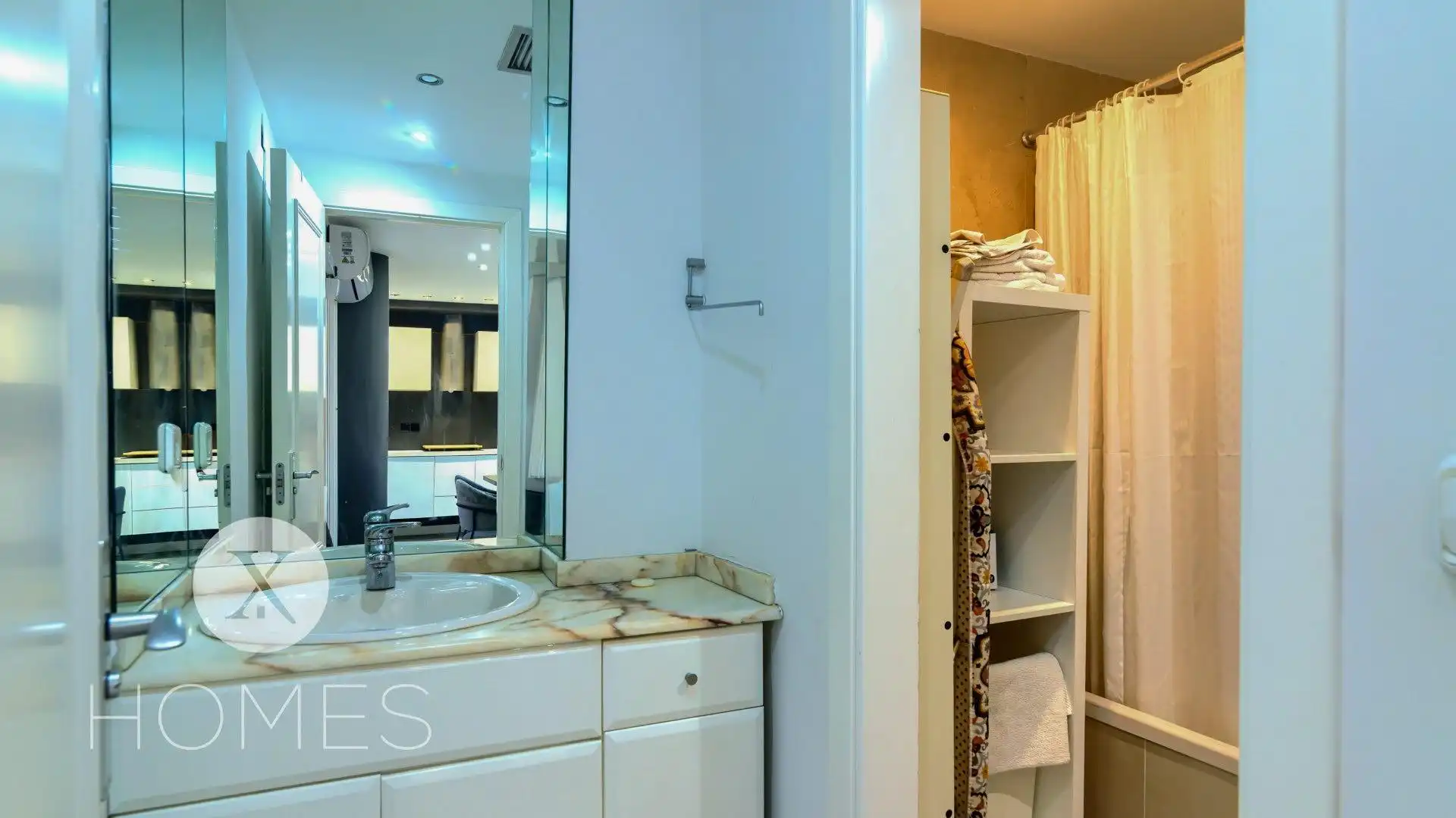 Badezimmer von Maisonette zur Miete in Valencia mit Klimaanlage, Heizung und Möbliert
