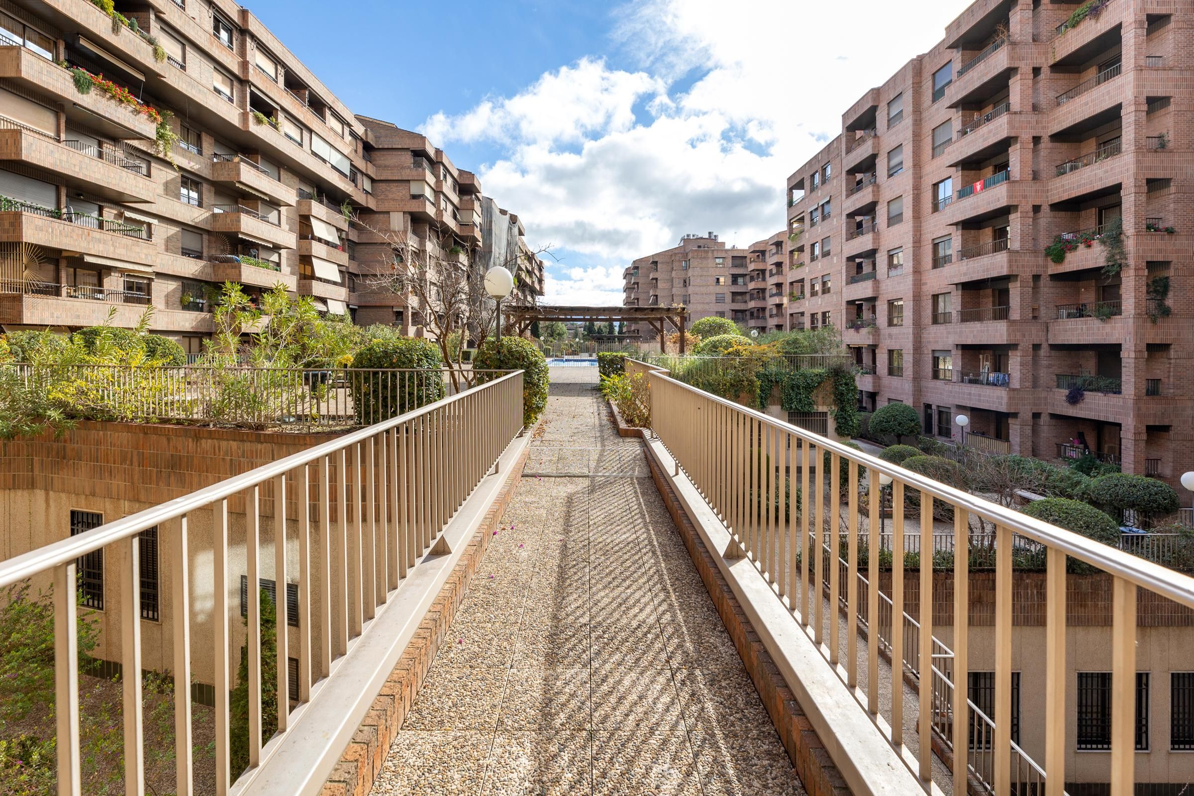 Exterior view of Flat for sale in  Granada Capital  with Air Conditioner, Heating and Private garden