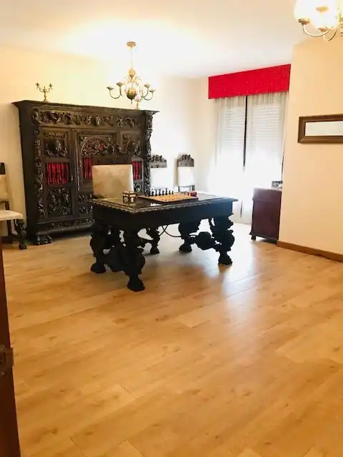 Menjador de Casa o xalet en venda en Cuéllar amb Calefacció, Jardí privat i Terrassa