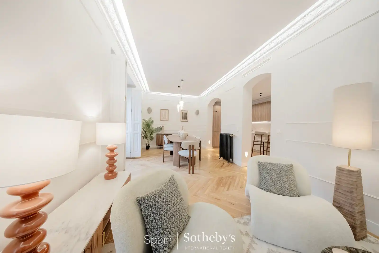 Living room of Apartments for sale in Madrid  with Air Conditioner and Heating