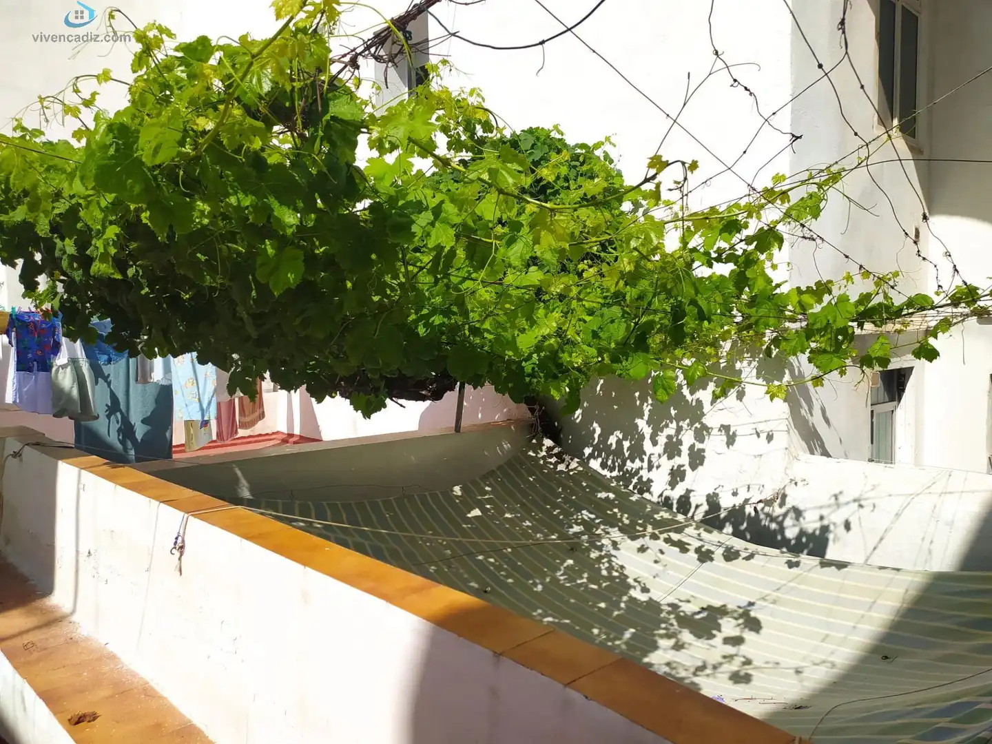 Balcony of Houses for sale in Cádiz  with Air Conditioner, Terrace and Storage room