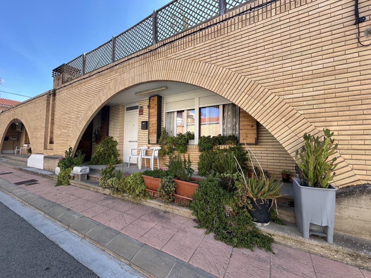 Exterior view of House or chalet for sale in Fontellas  with Heating, Terrace and Storage room