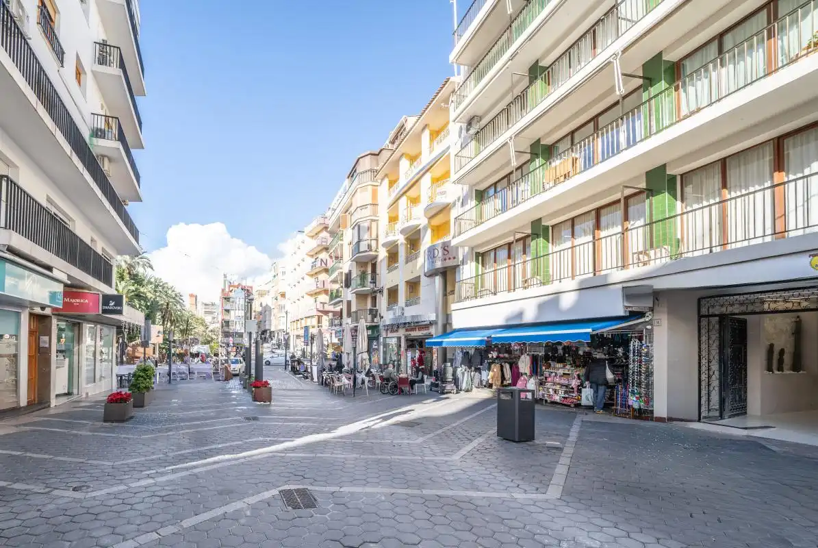 Vista exterior de Planta baja en venta en Benidorm con Aire acondicionado, Calefacción y Terraza