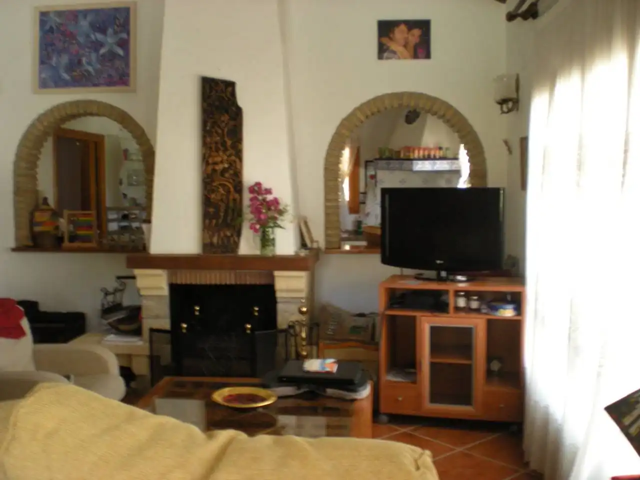 Sala d'estar de Casa o xalet en venda en Alhaurín de la Torre amb Jardí privat, Terrassa i Moblat