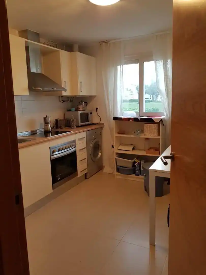 Cuina de Apartament en venda en Murcia amb Aire condicionat, Jardí privat i Parquet