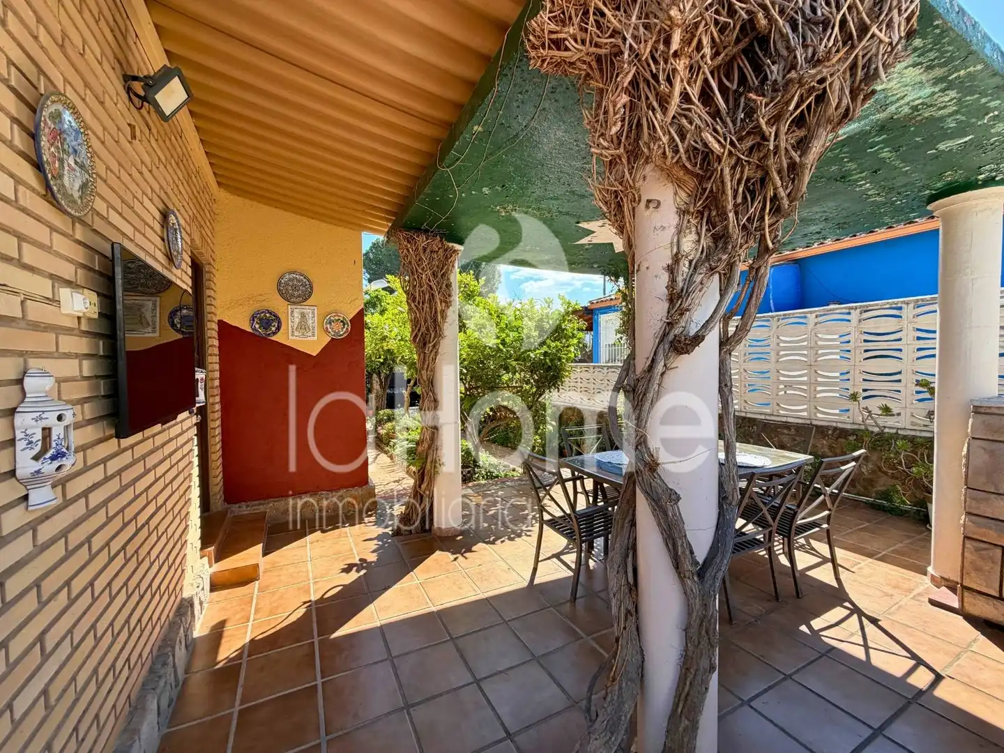 Terrasse von Haus oder Chalet zum Verkauf in Paterna mit Klimaanlage, Privatgarten und Terrasse