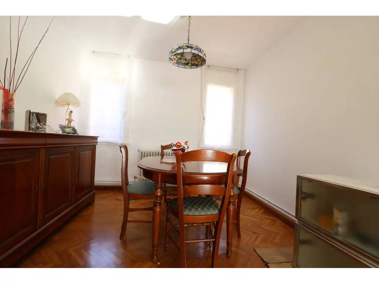 Dining room of Flat for rent in Sant Cugat del Vallès  with Heating, Parquet flooring and Alarm