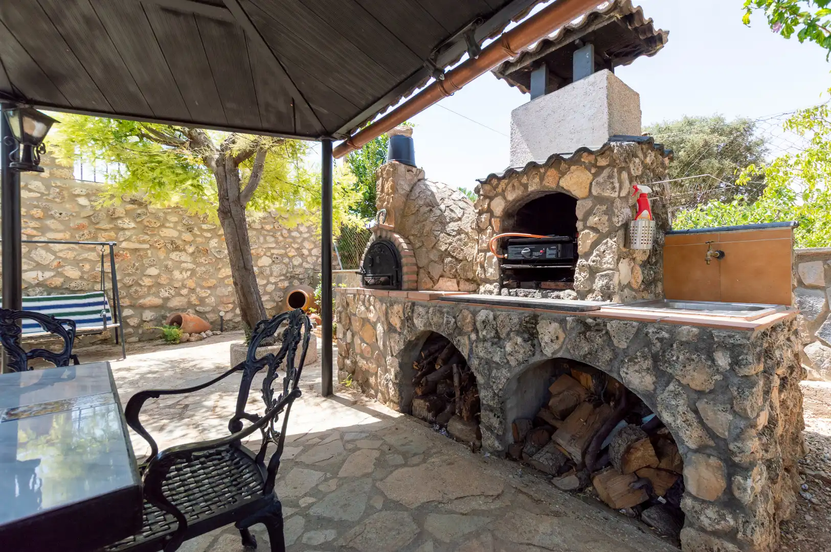 Terraza de Casa o chalet en venta en Hontoba con Calefacción, Jardín privado y Terraza