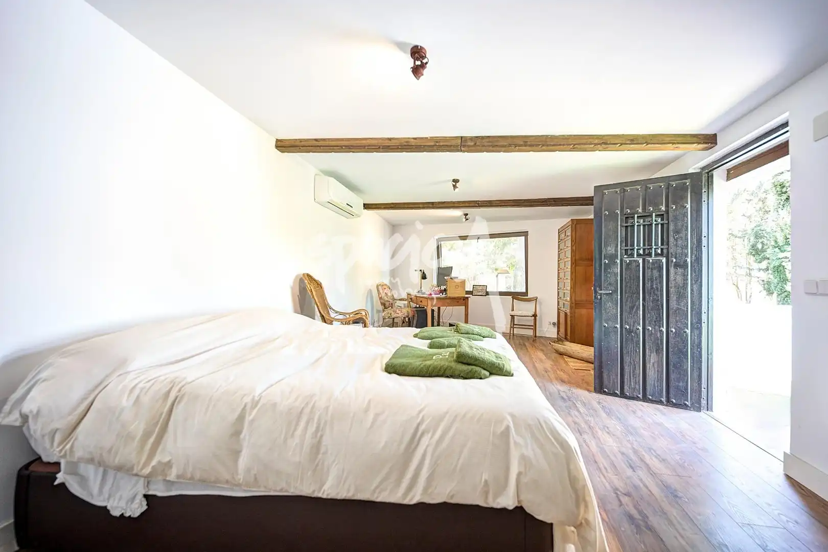Bedroom of Houses for rent in Villanueva de la Cañada  with Air Conditioner, Heating and Private garden