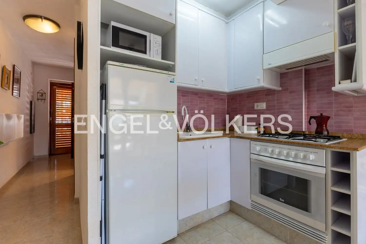 Cocina de Piso de alquiler en Cullera con Calefacción, Terraza y Amueblado