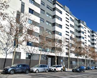 Exterior view of Flat for sale in  Madrid Capital  with Air Conditioner, Heating and Private garden