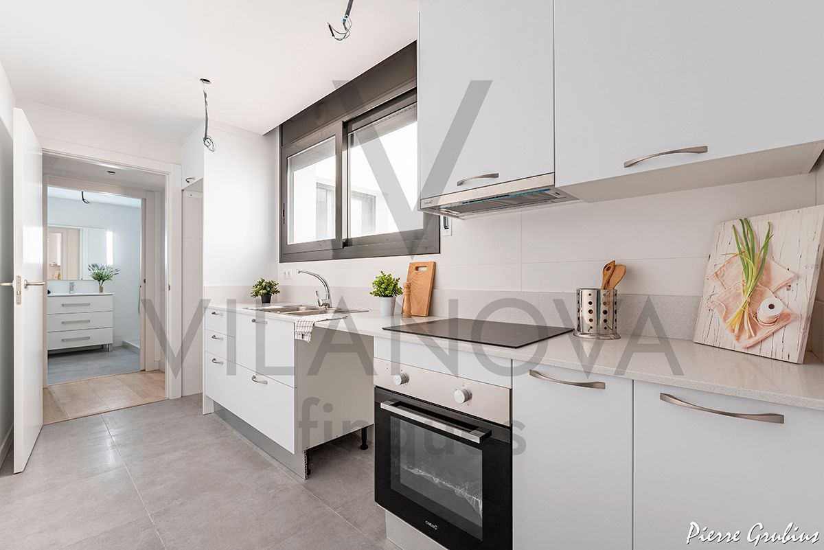 Kitchen of Flat for sale in Salomó  with Air Conditioner, Terrace and Storage room
