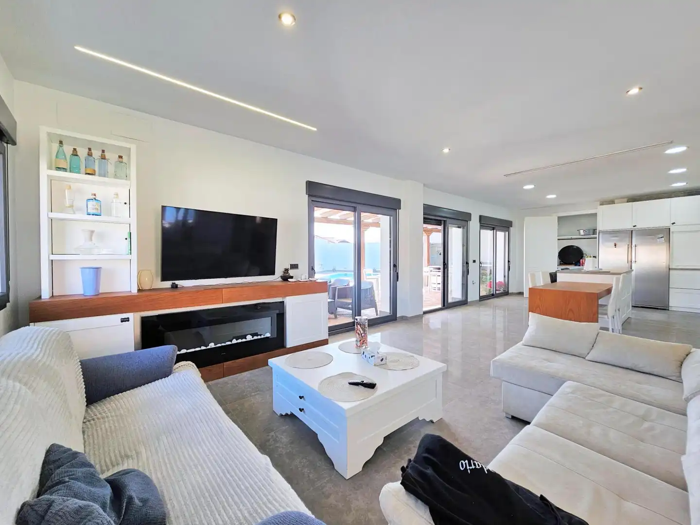 Sala de estar de Casa o chalet en venta en Cartagena con Terraza, Piscina y Amueblado