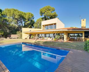 Vista exterior de Casa o xalet en venda en Sant Andreu de Llavaneres amb Calefacció i Piscina