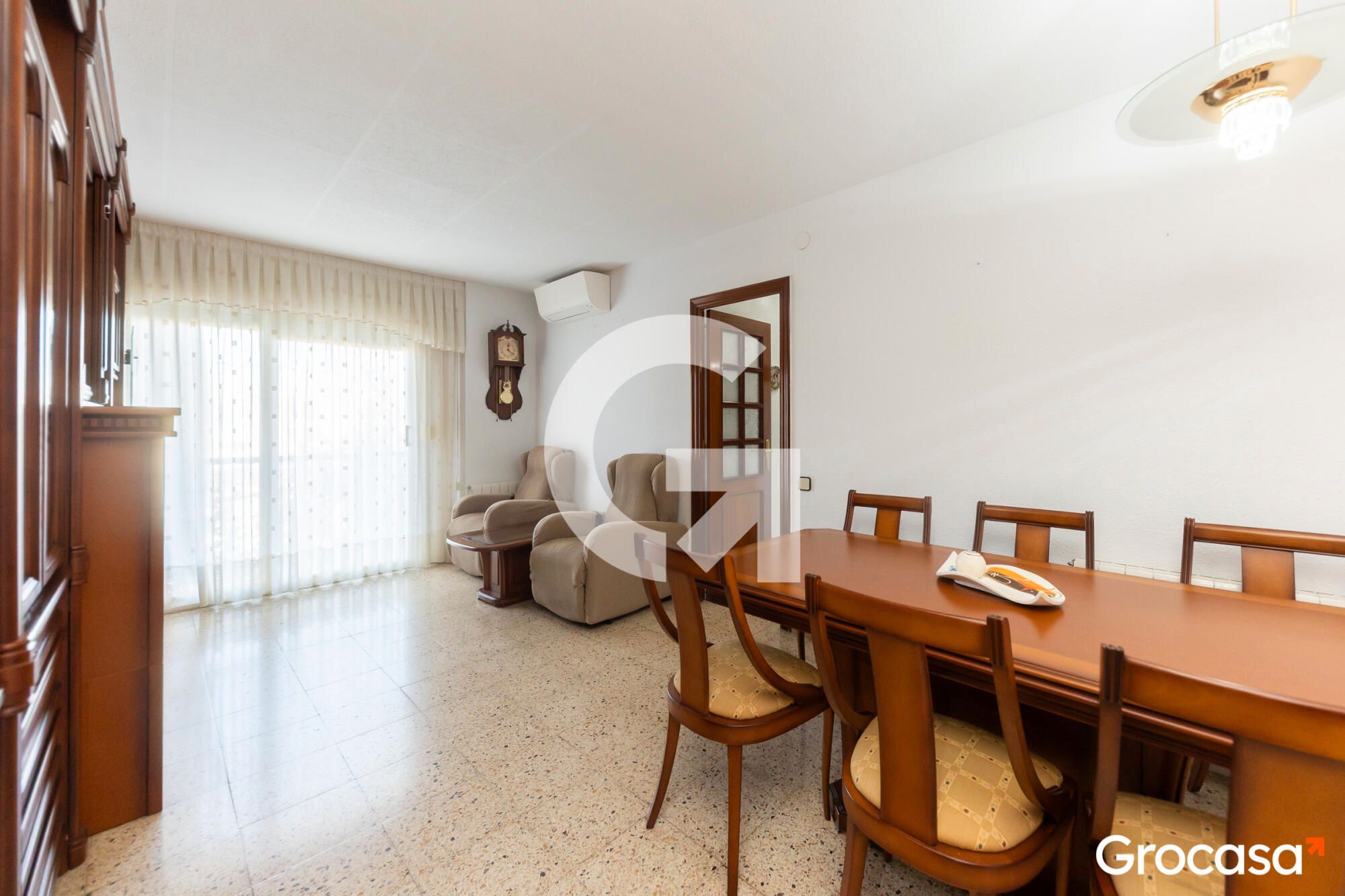 Dining room of Flat for sale in Cornellà de Llobregat  with Air Conditioner, Heating and Furnished