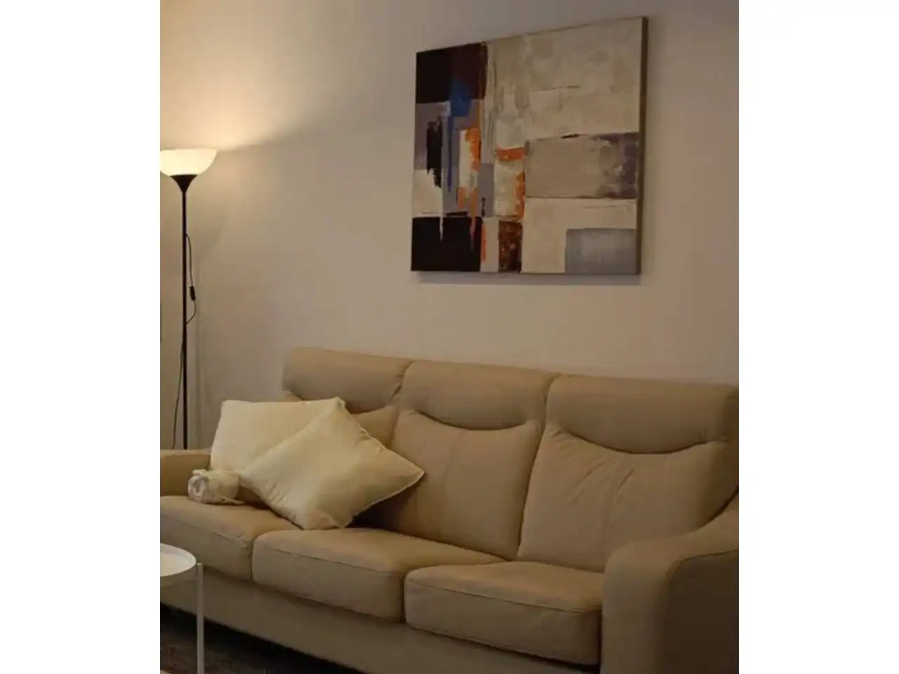 Sala de estar de Piso de alquiler en Ourense Capital  con Calefacción, Amueblado y Balcón