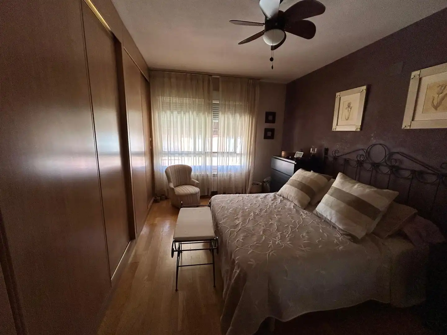 Dormitori de Casa adosada en venda en Ciudad Real amb Aire condicionat, Calefacció i Jardí privat