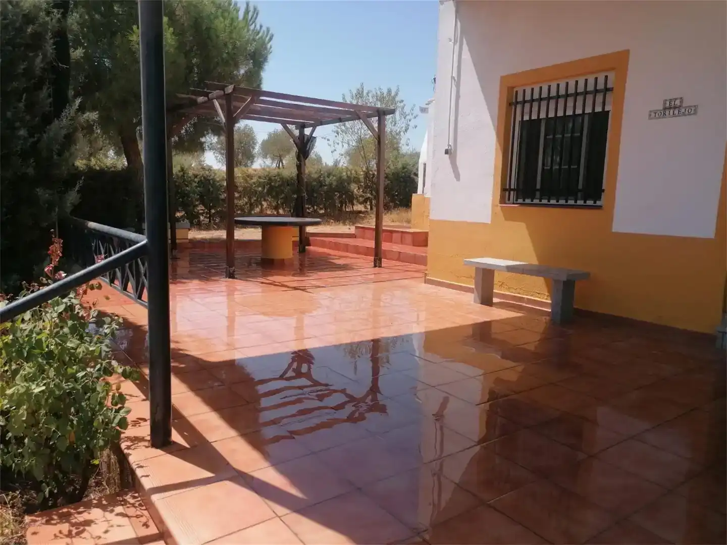 Terraza de Finca rústica en venta en Malpartida de la Serena