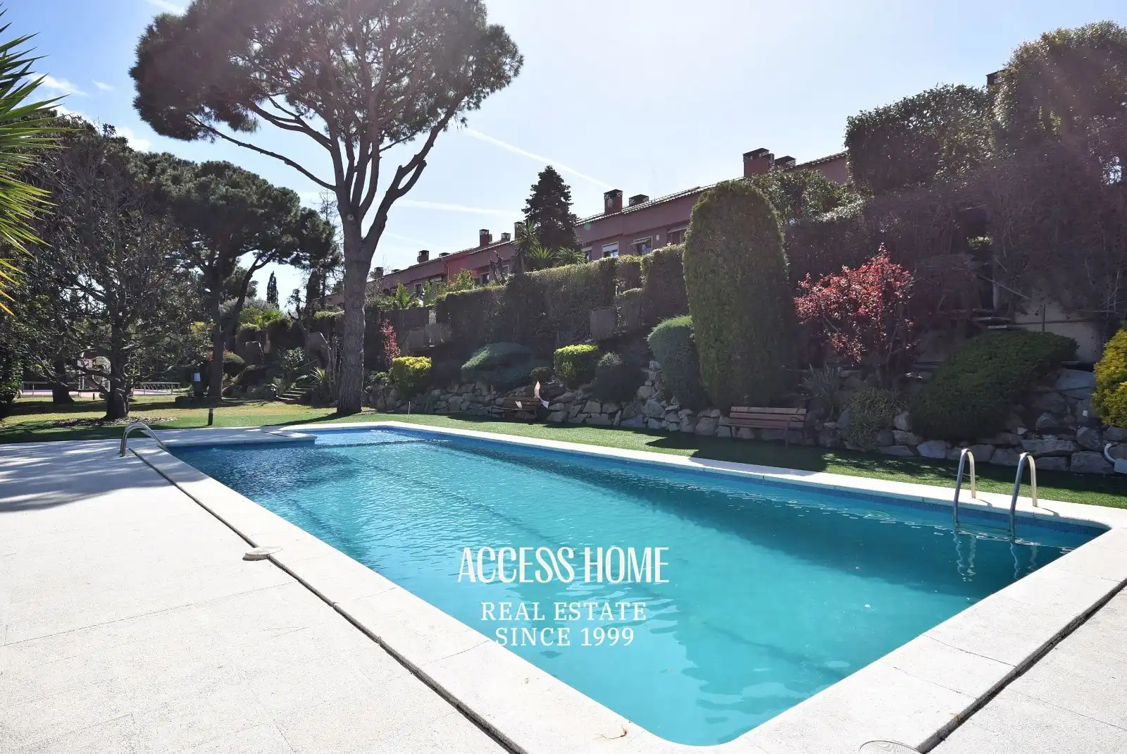 Außenansicht von Einfamilien-Reihenhaus zum Verkauf in Alella mit Klimaanlage, Heizung und Parkett