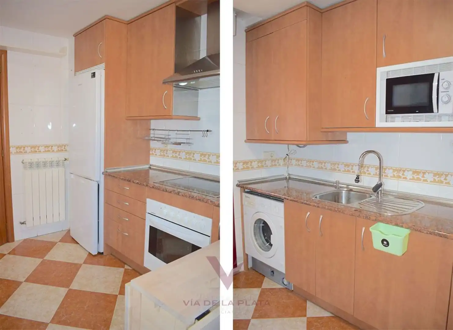 Kitchen of Flat for rent in Salamanca  with Heating, Furnished and Oven