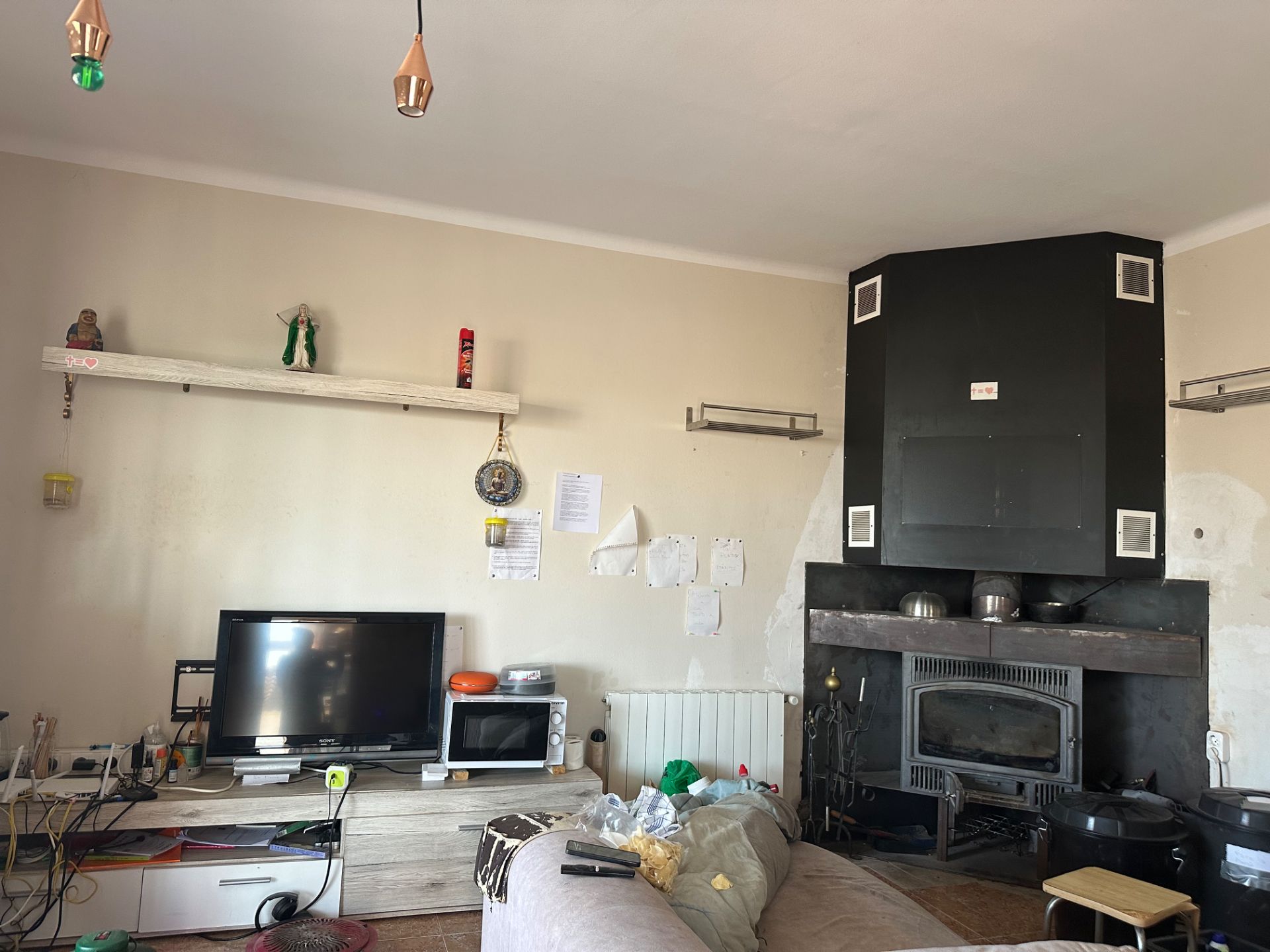 Sala d'estar de Casa o xalet en venda en Torredembarra amb Aire condicionat, Calefacció i Jardí privat